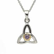 Trinity Knot &amp;amp; Stone Set Centre