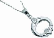 Trinity Knot Claddagh Pendant