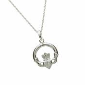 Birthstone Claddagh - April image