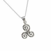Silver Celtic Swirl Pendant
