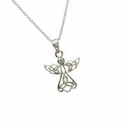 Celtic Angel set with CZ