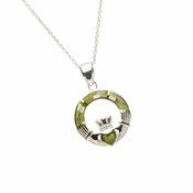 Green Mosaic Claddagh image