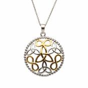 Sterling Silver Round Celtic Pendant
