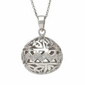 Sterling Silver Celtic Ball Pendant