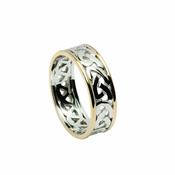 14ct Gold Celtic Knot Open Design Heavy Band image