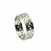 14ct Gold Celtic Knot Open Design Band