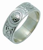Arda Wide Shield Ring Ladies
