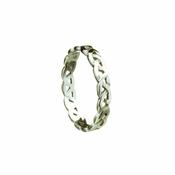 Celtic Knot Narrow Woven Band, Larger Sizes