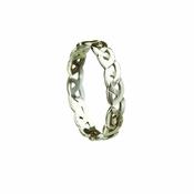 Celtic Knot Narrow Woven Band, Ladies
