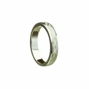 Celtic Weave Open Pattern Narrow Band, Ladies