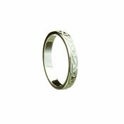 Celtic Knot Narrow Engraved Band, Ladies