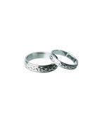 Celtic Knot Raised Pattern Narrow Band, Ladies
