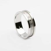 10Kt Celtic Shield Ring, Flat Rims, Ladies