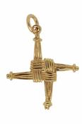 10Kt St. Brigids Cross Charm