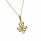 10Ct Trinity Knot In Shamrock