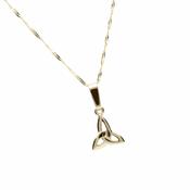 10Ct Small Trinity Pendant
