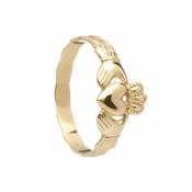 Claddagh &amp;amp; Braided Band 10Ct