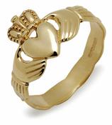 Claddagh &amp;amp; Braided Band 10Ct