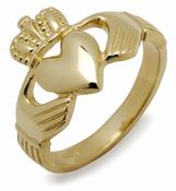 10Kt Gents Heavy Claddagh