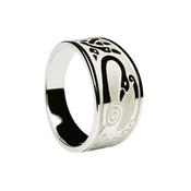 Sterling silver "Children Of Lir" ring