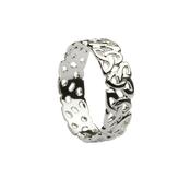Sterling silver mans Celtic design band ring