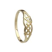 10ct Celtic design ring yellow