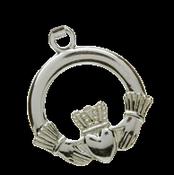 Silver Claddagh Charm 12 mm image