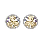 Sterling silver &amp;amp; GP "Colours of the Irish Countryside" image