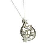 Silver C.O.L pendant 24" curb Boxed image