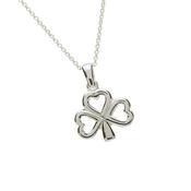 Silver Shamrock pendant image