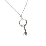 Silver small Claddagh Key of Ireland SML Lilac box