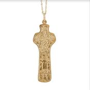 10ct yellow Dbl sided high cross of Carndonagh