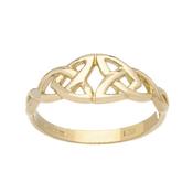 14ct Yellow Gold Double Trinity Knot Ring image