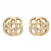 9ct Yellow Gold Round Celtic Knot Stud Earring image