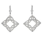 Silver Glendalough Aidan Breen Drop Earrings