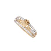 14ct Diamond Claddagh Band