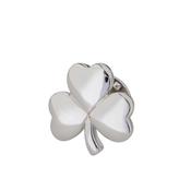 Silver Shamrock Tie Tac image