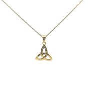 14ct yellow gold Trinity Knot Pendant
