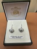 Sterling Silver Heart Earring