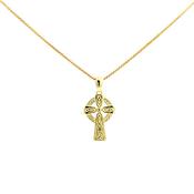 14ct Gold Plated Very Small Celtic Cross