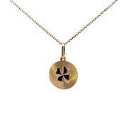 14ct Gold Four Leaf Clover Necklace