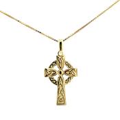 14ct Gold Plated Medium Celtic Cross
