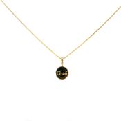 Gold Plated Dainty Grá Necklace image