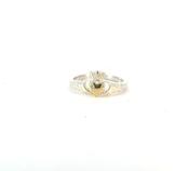 Sterling Silver and 9ct Yellow Gold Claddagh Ring image