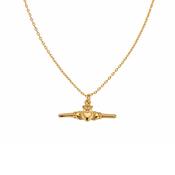 Betty and Biddy T Bar Necklace (gold plated) image