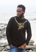 Mens Longsleeve T - Neck Serpent
