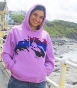 Unisex Hoody - Lavender Crows