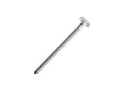 White 40mm Polytop Nail - www.celuplast.com image