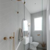Fibo Grey Cement Chevron Tile - www.celuplast.com image