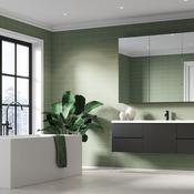 Fibo Olive Green Brick Tile - www.celuplast.com image